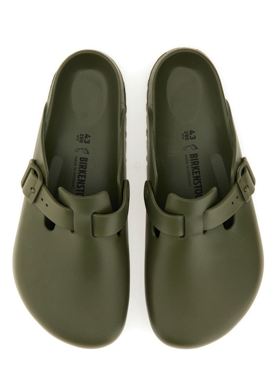 Birkenstock Unisex Boston Sabot in Eva Brown