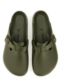 Birkenstock Unisex Boston Sabot in Eva Brown