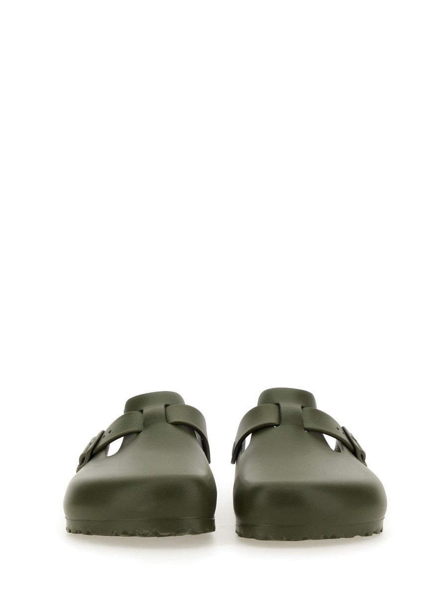 Birkenstock Unisex Boston Sabot in Eva Brown
