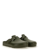 Birkenstock Unisex Boston Sabot in Eva Brown, view 3