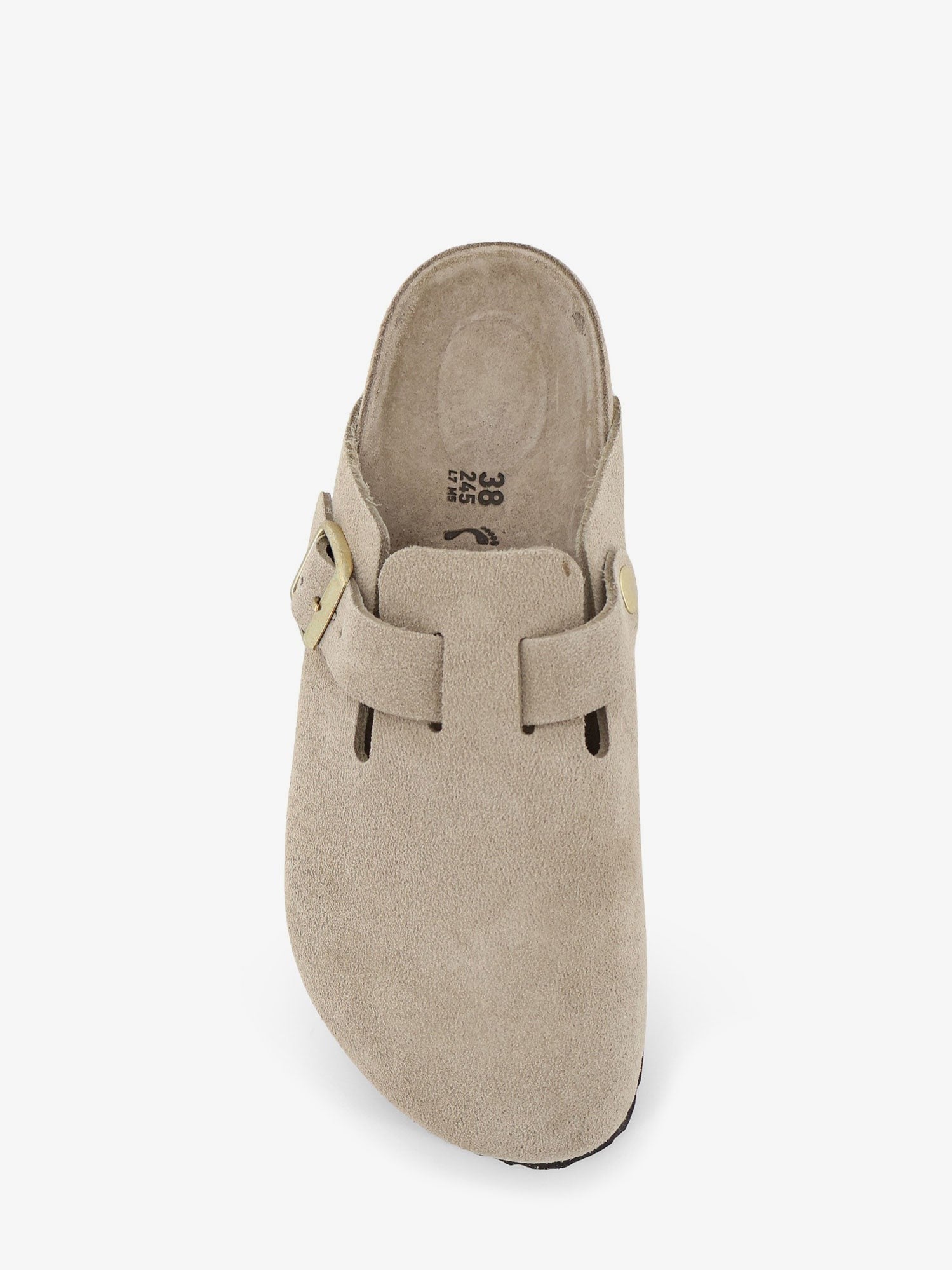 Birkenstock Women's Boston Suede Sandals Beige