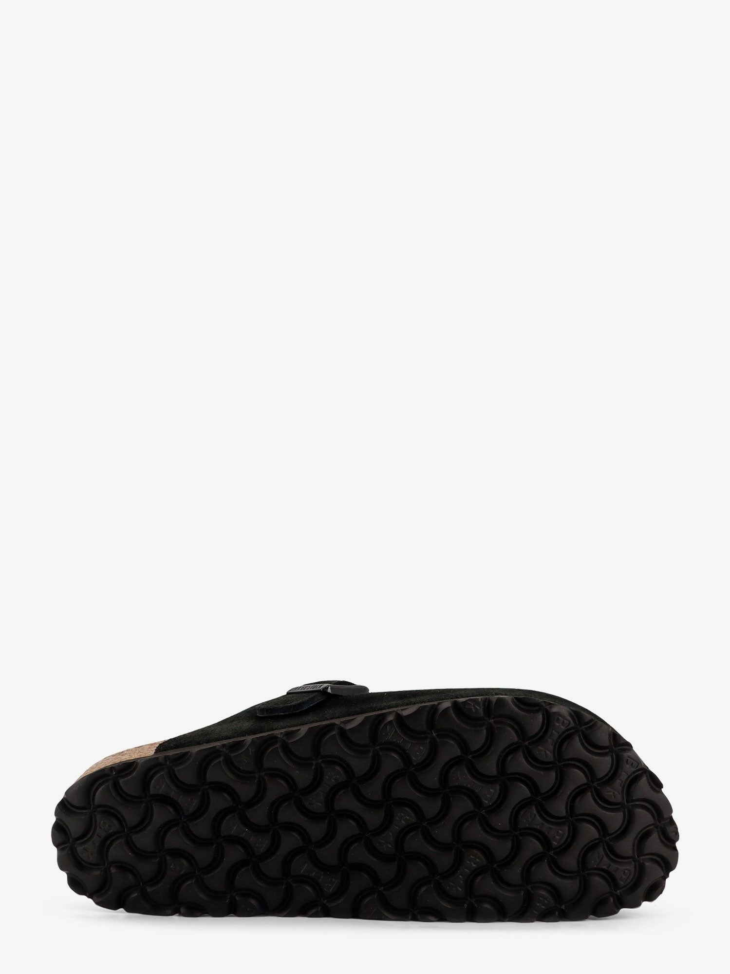 Birkenstock Unisex Boston VL Shearling Suede Mule Black