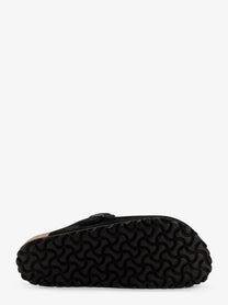 Birkenstock Unisex Boston VL Shearling Suede Mule Black