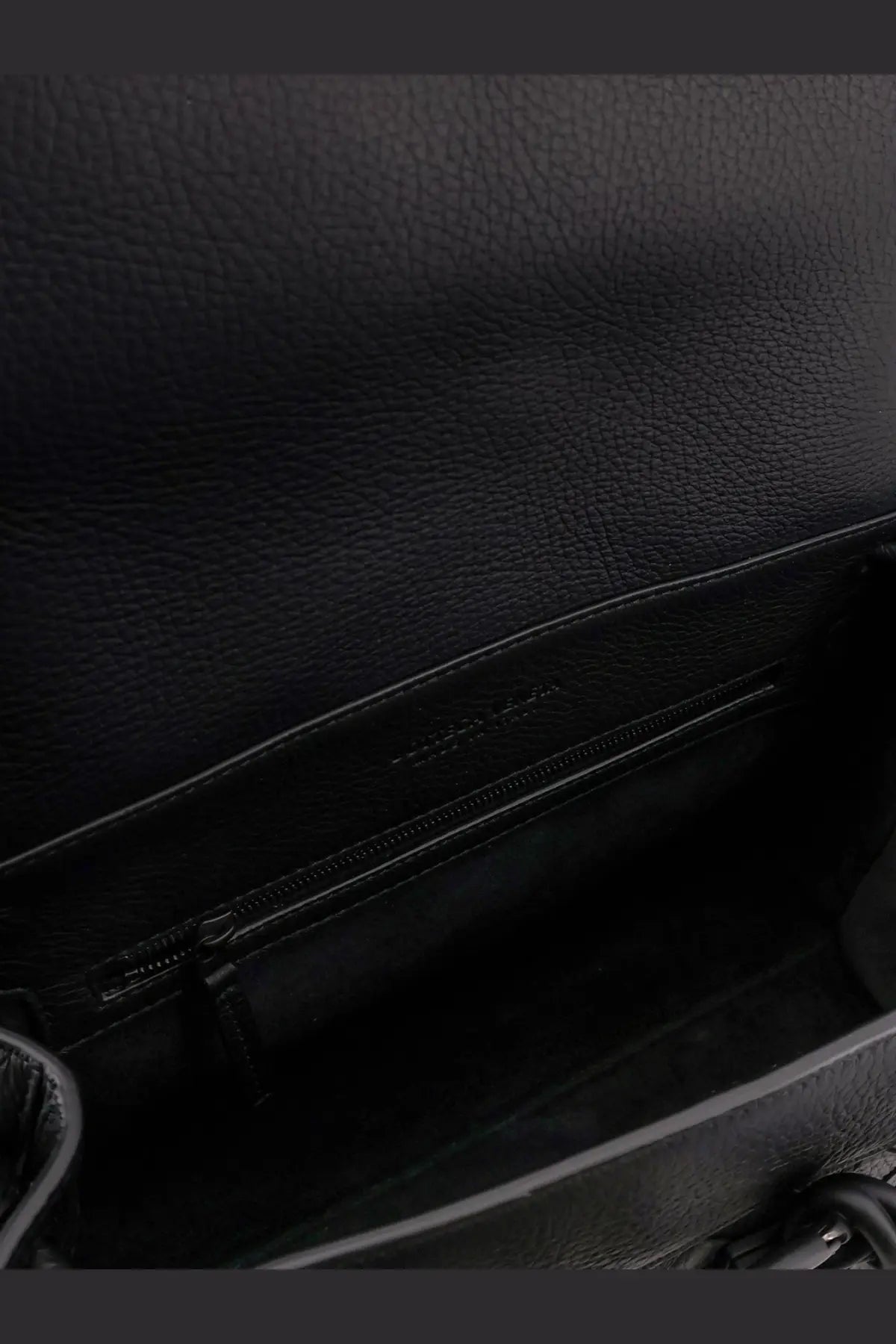 Bottega Veneta Men's Andiamo Leather Shoulder Bag Black, view 5