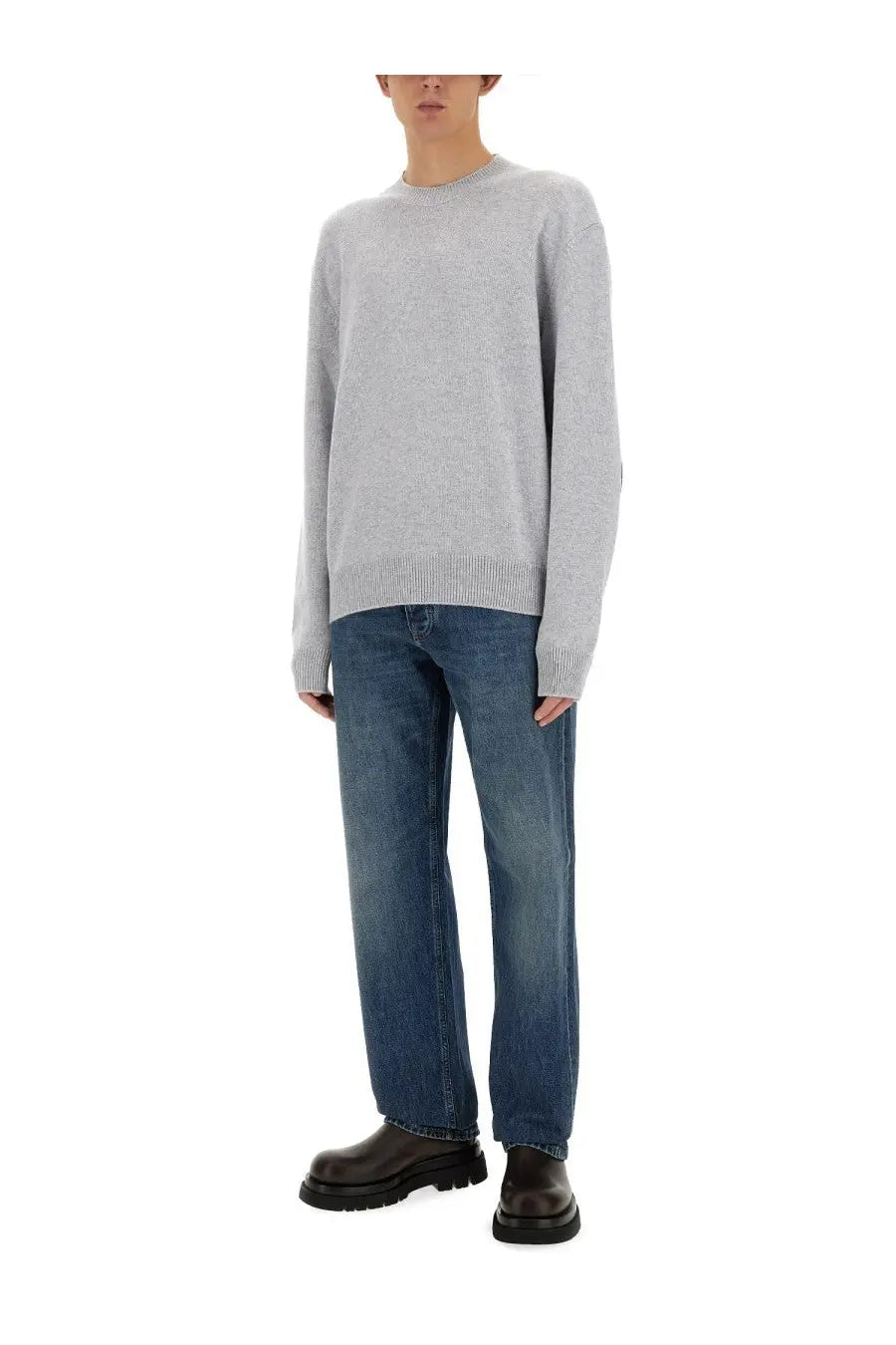 Bottega Veneta Men's Cashmere Sweater White, view 2