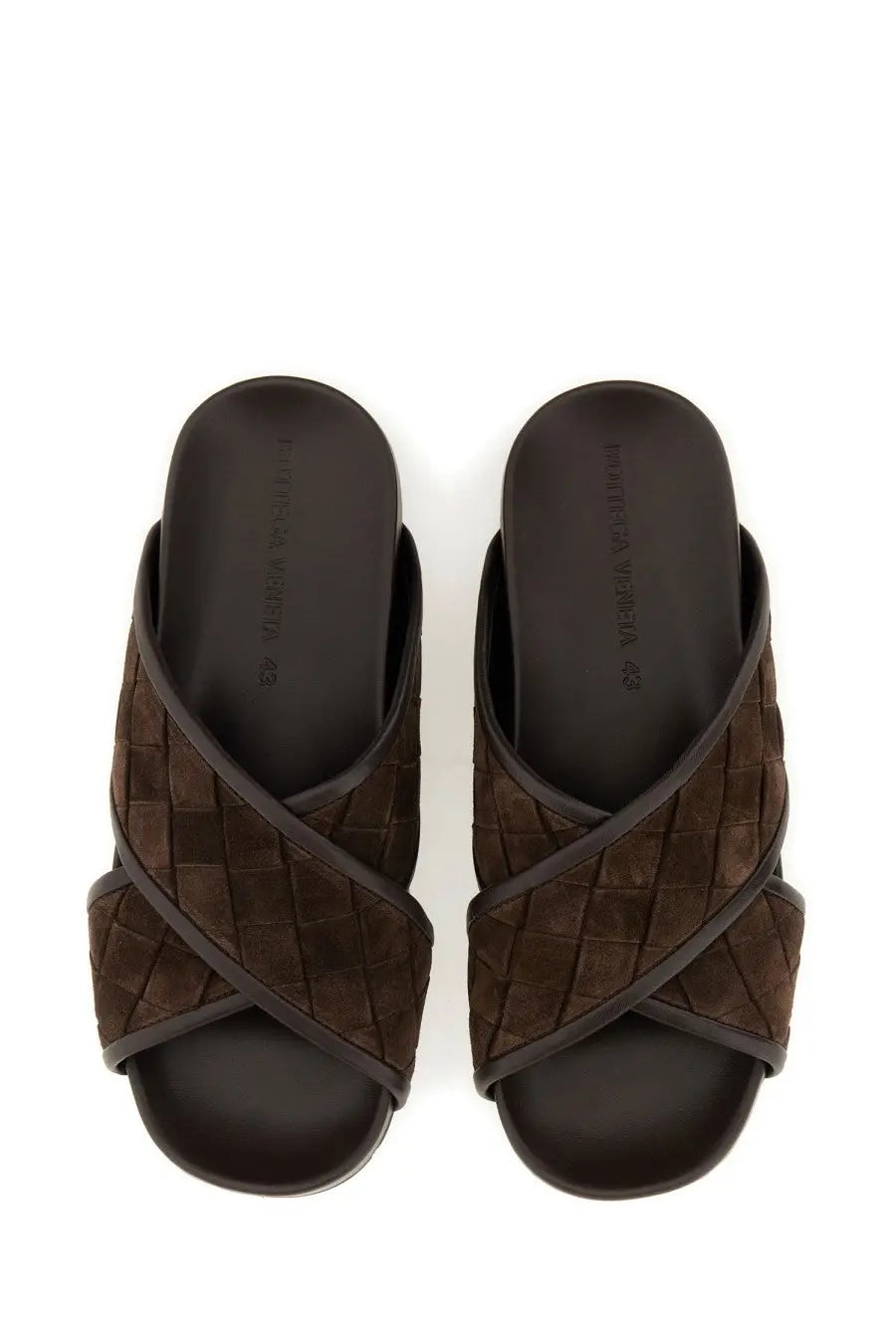 Bottega Veneta Men's Sandal Tarik Brown, view 6