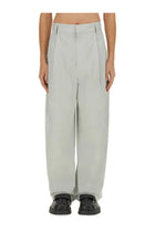 Bottega Veneta Men's Silk and Cotton Pants Grey