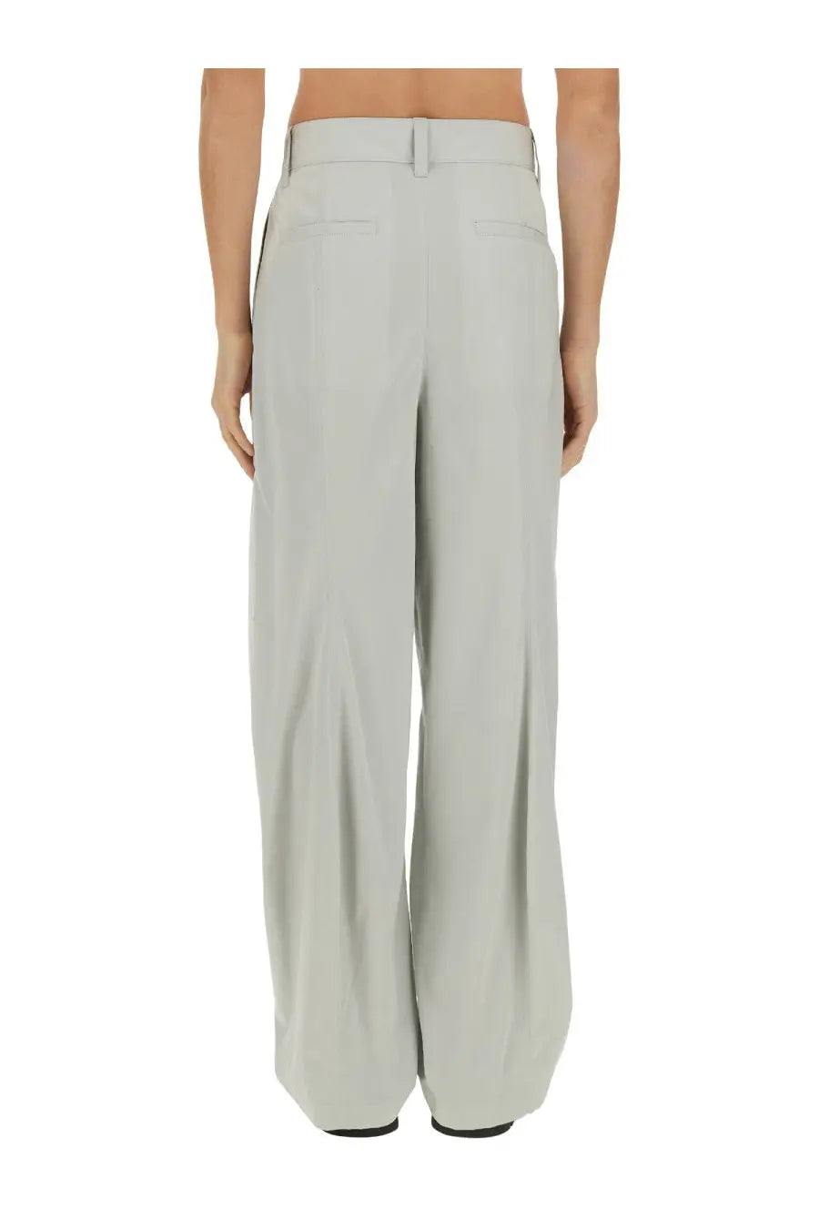 Bottega Veneta Men's Silk and Cotton Pants Grey, view 3