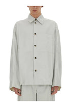 Bottega Veneta Men's Silk Shirt Beige