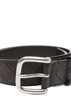 Bottega Veneta Men's Weave Belt Brown, view 3