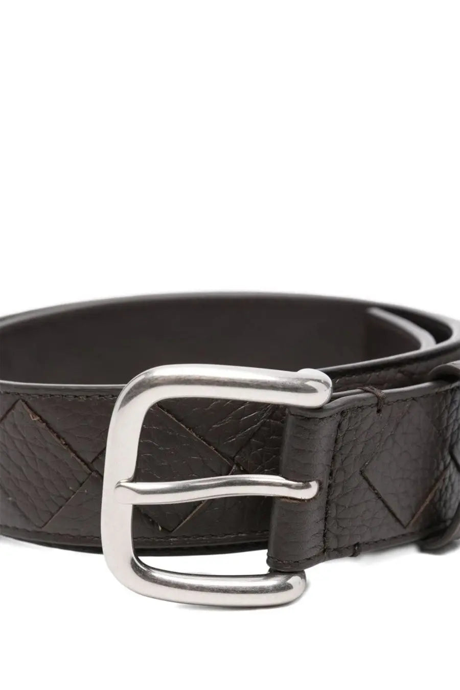Bottega Veneta Men's Weave Belt Brown, view 3
