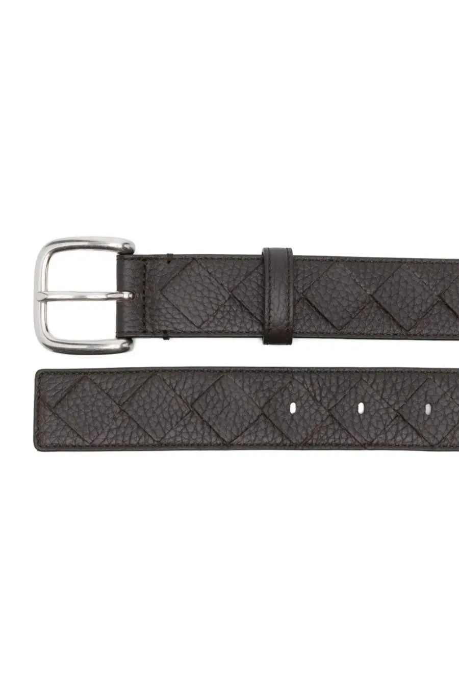 Bottega Veneta Men's Weave Belt Brown, view 2