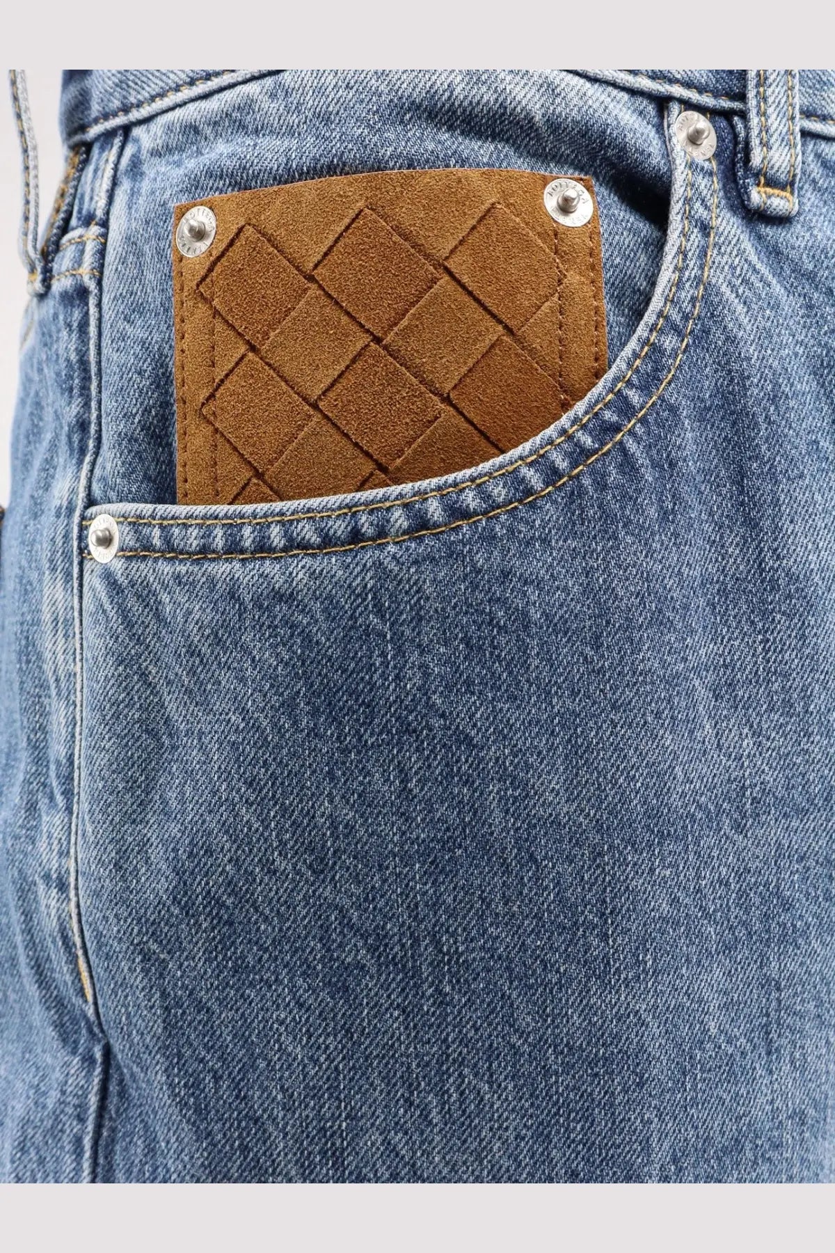 Bottega Veneta Men's Wide Leg Jeans Blue, view 5