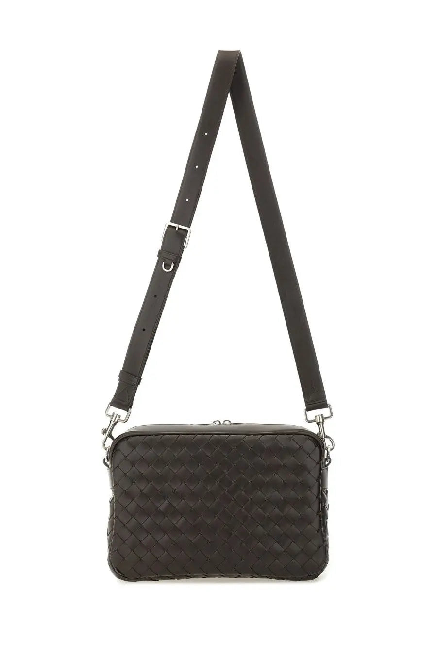 Bottega Veneta Unisex Intracciated Room Bag Brown