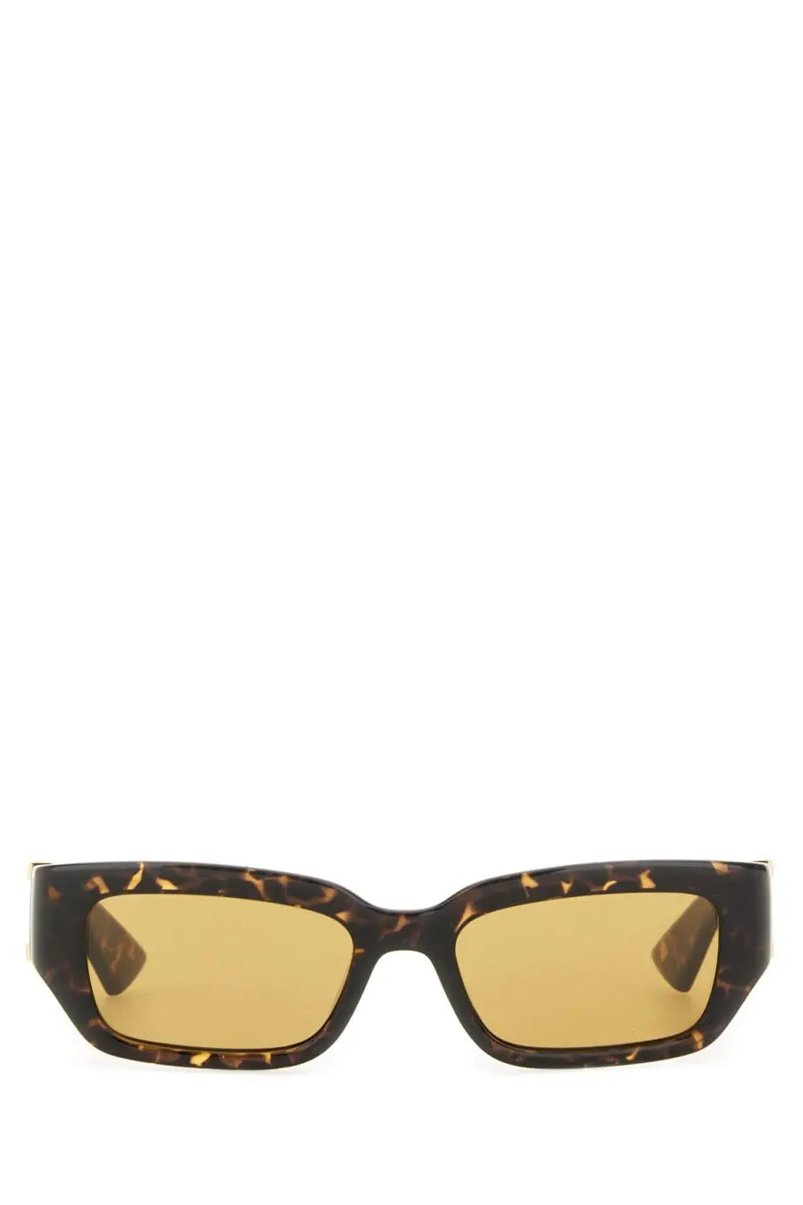 Bottega Veneta Unisex Rectangular Sunglasses Dash Brown