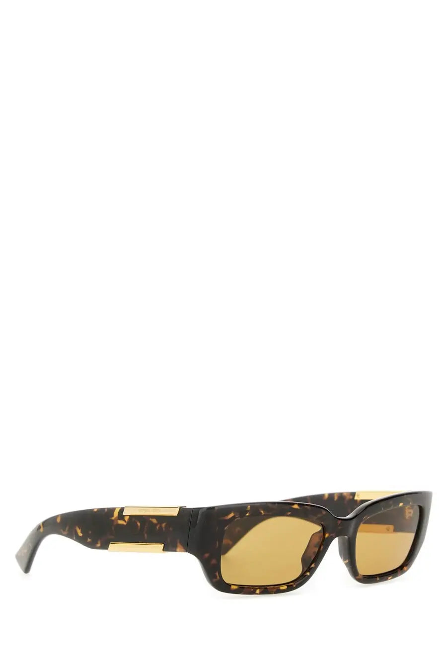 Bottega Veneta Unisex Rectangular Sunglasses Dash Brown, view 2