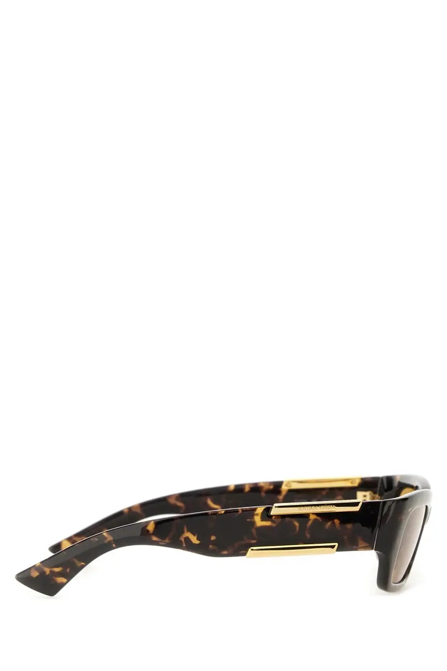 Bottega Veneta Unisex Rectangular Sunglasses Dash Brown, view 3