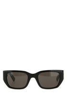 Bottega Veneta Unisex Square Braided Sunglasses Black