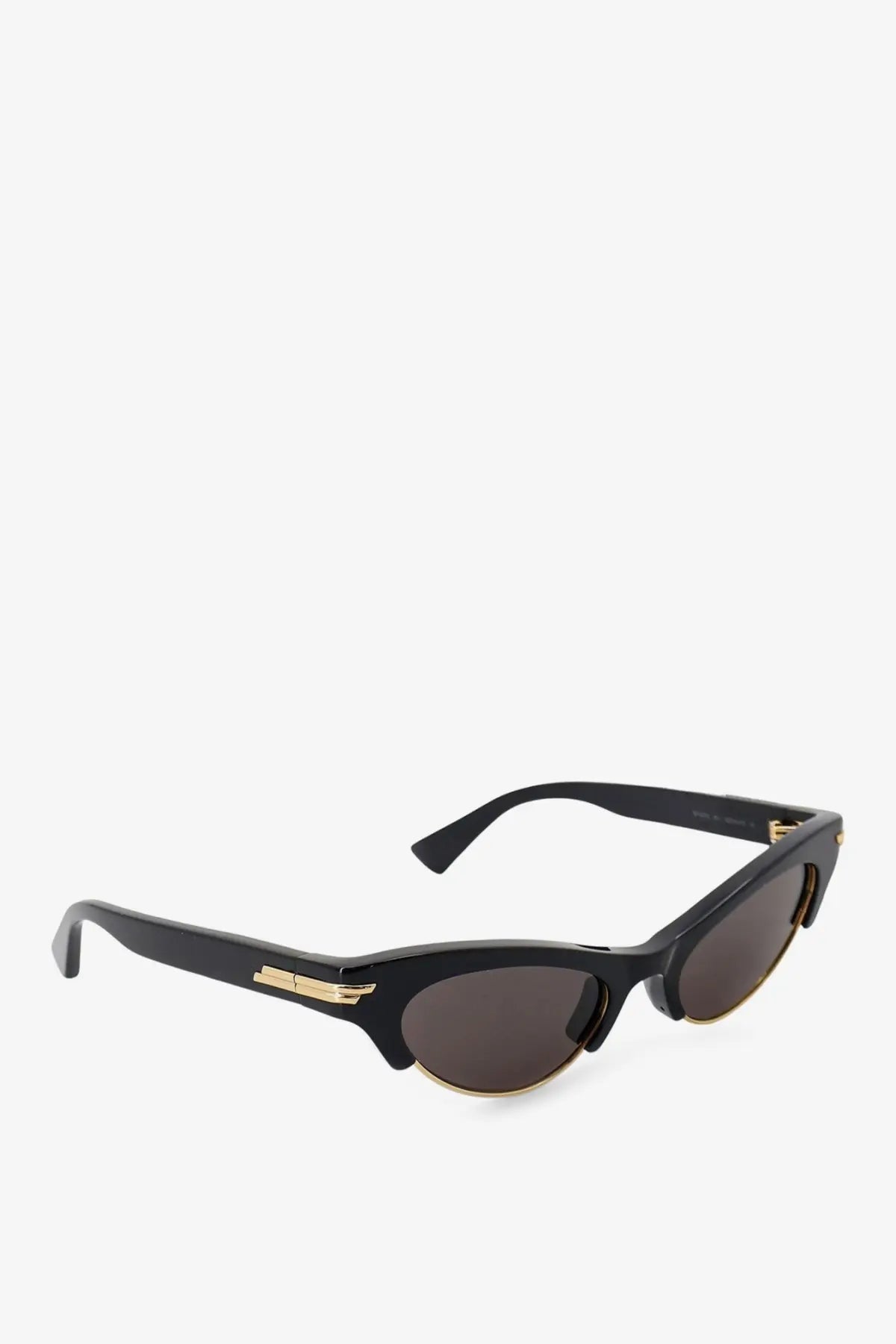 Bottega Veneta Women's Angle Acetate Sunglasses Black, view 2