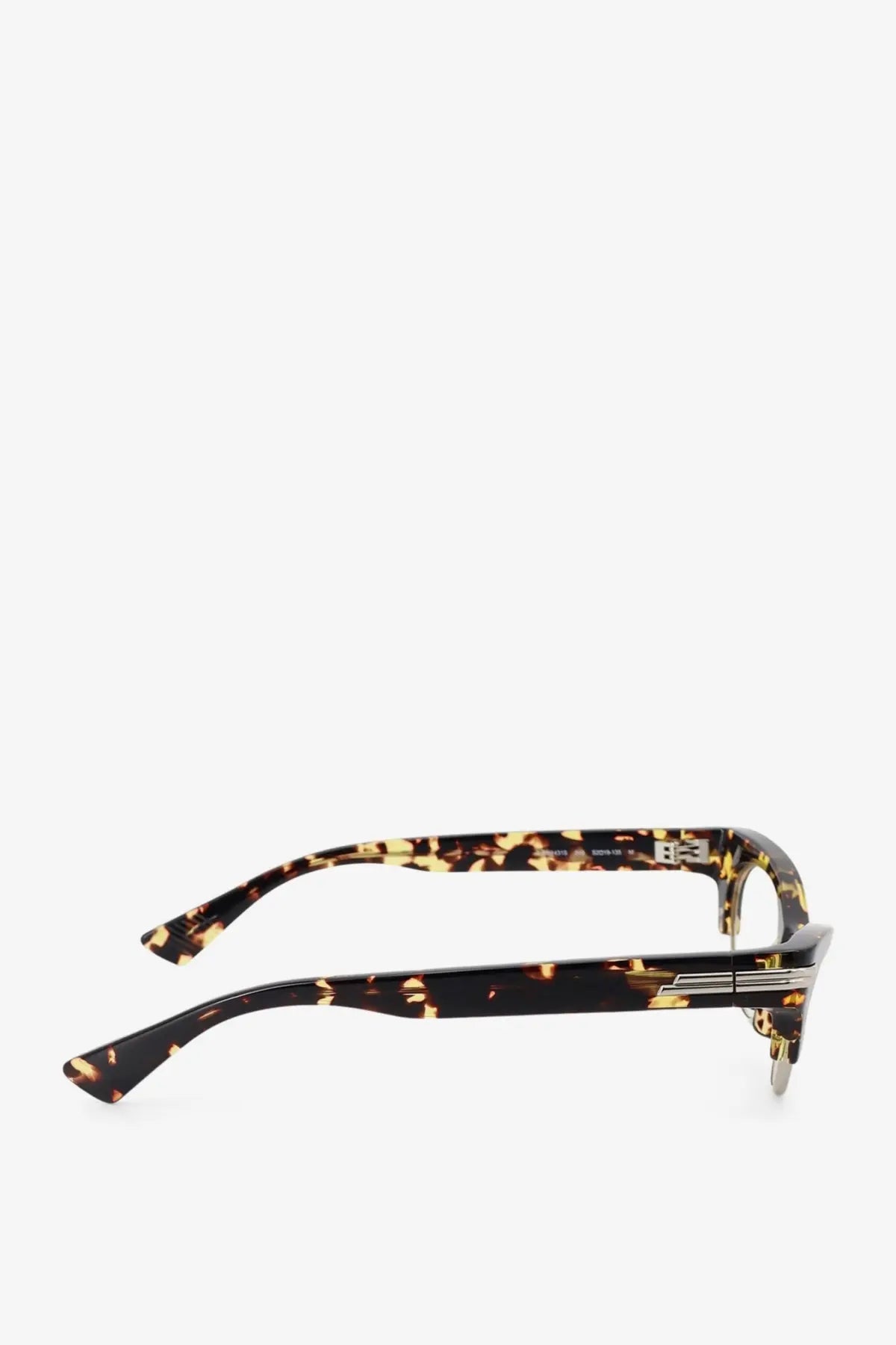 Bottega Veneta Women's Angle Acetate Sunglasses Brown, view 4