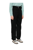 Bottega Veneta Women's Belted Pants Black, view 4