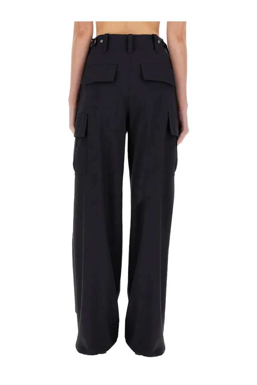 Bottega Veneta Women's Cargo Pants Blue, view 3