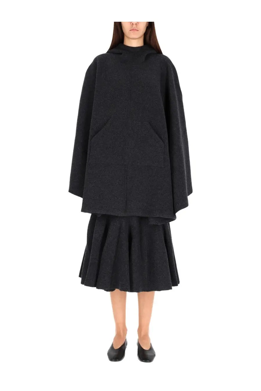 Bottega Veneta Women's Cashmere Coat Grey