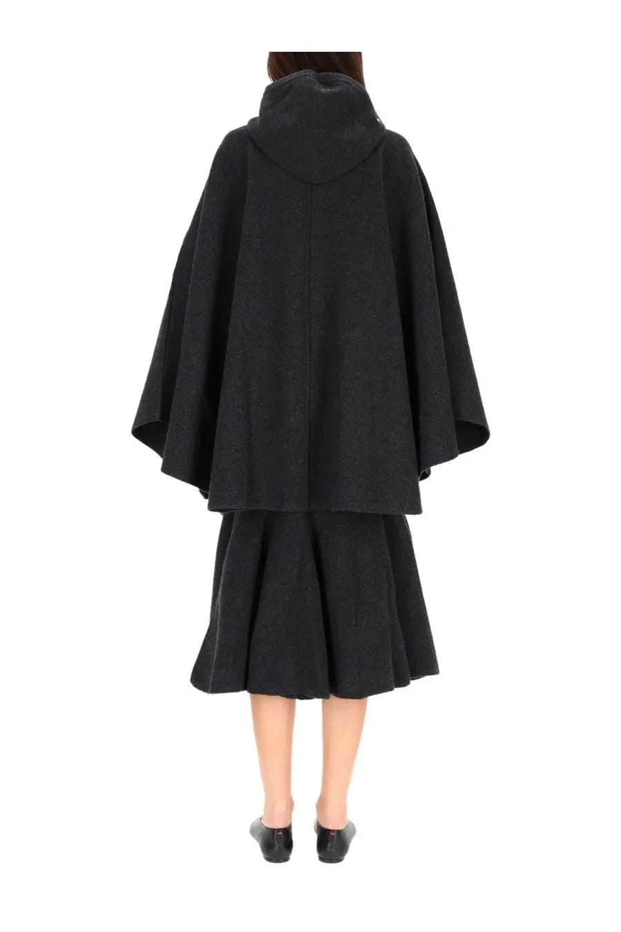 Bottega Veneta Women's Cashmere Coat Grey, view 3