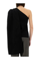 Bottega Veneta Women's Crepe Tops Black, view 3