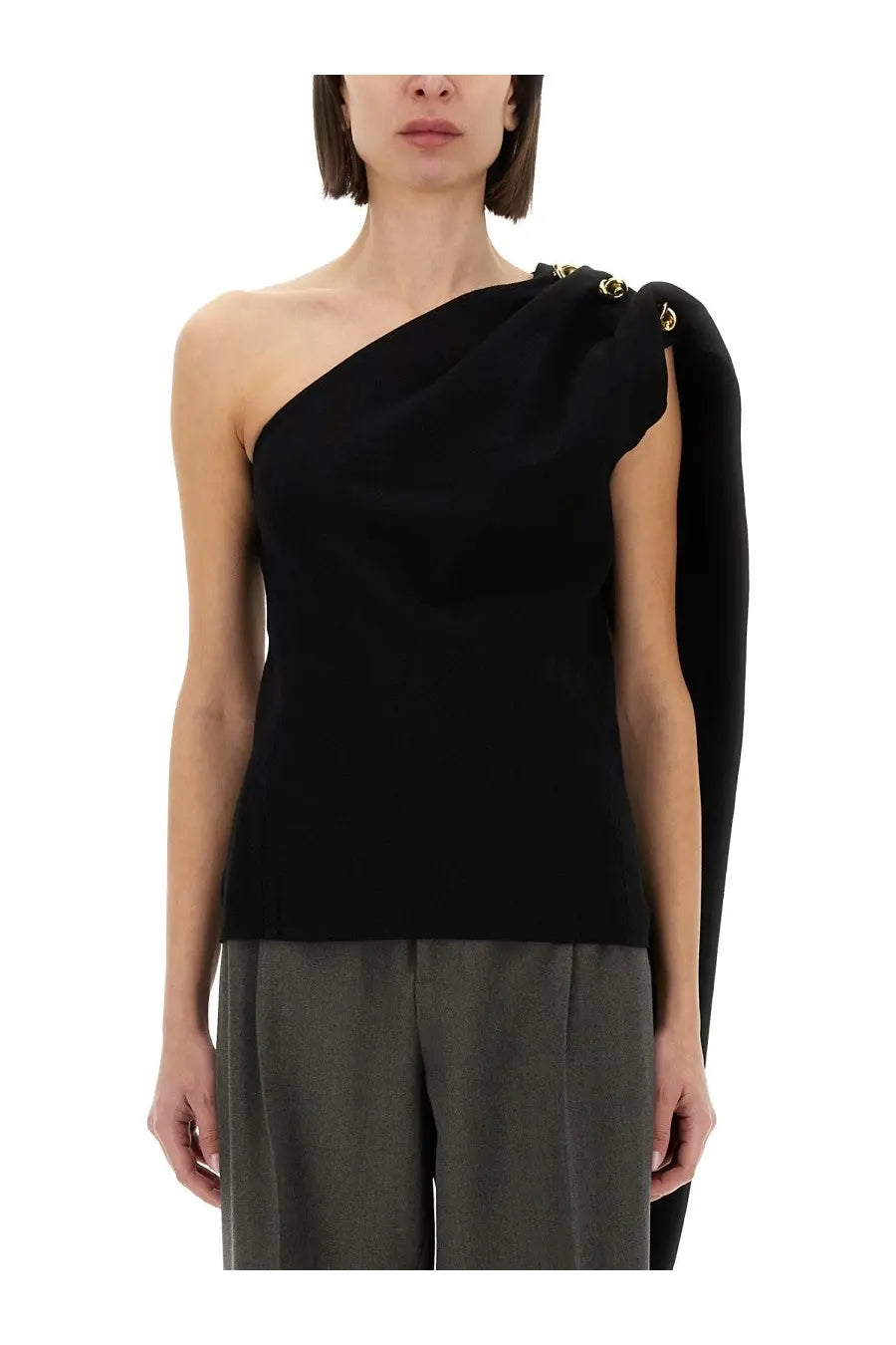 Bottega Veneta Women's Crepe Tops Black