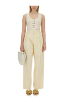 Bottega Veneta Women's Jersey Top White, view 2