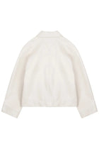 Bottega Veneta Women's Leather Jacket White, view 2