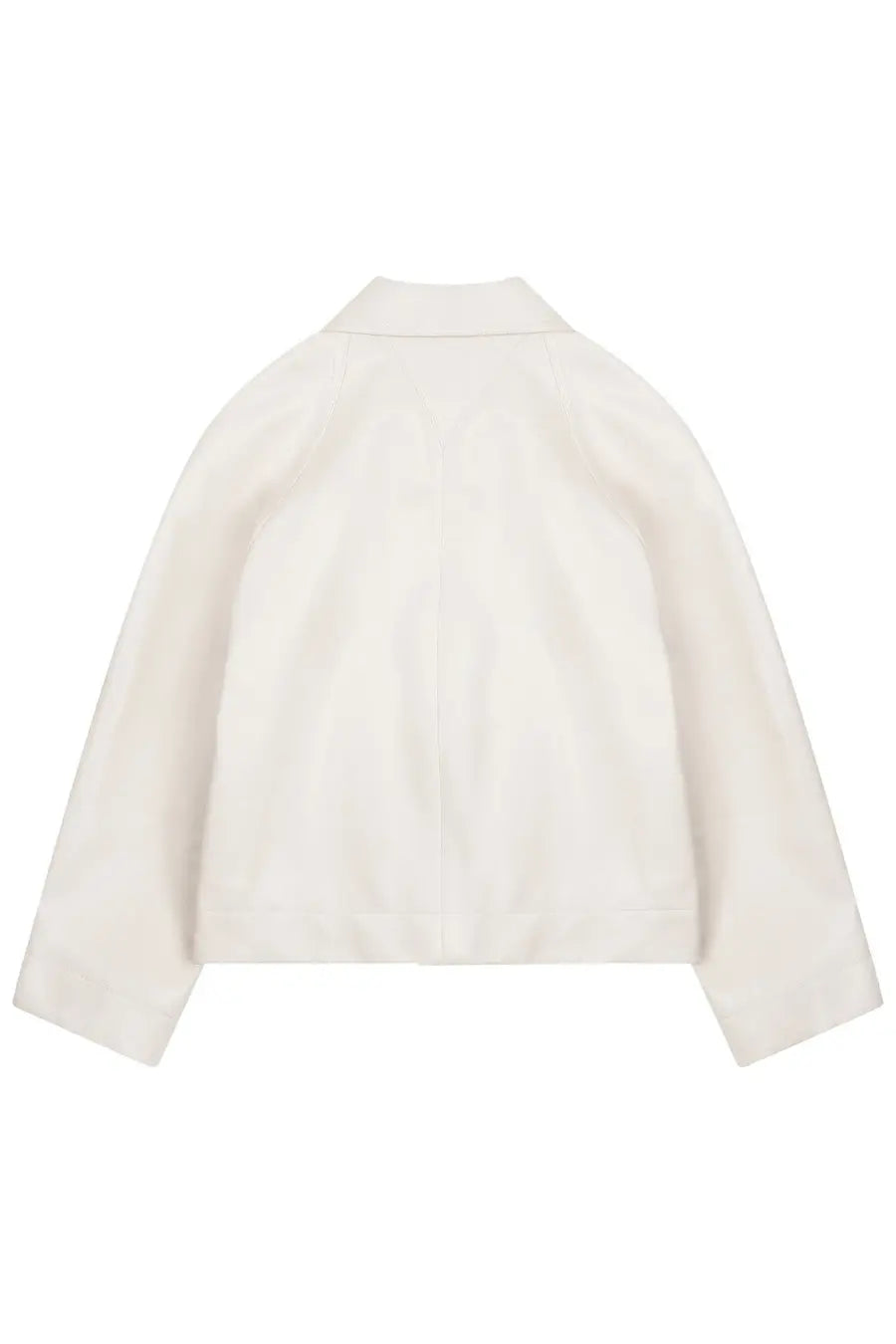Bottega Veneta Women's Leather Jacket White, view 2