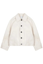 Bottega Veneta Women's Leather Jacket White