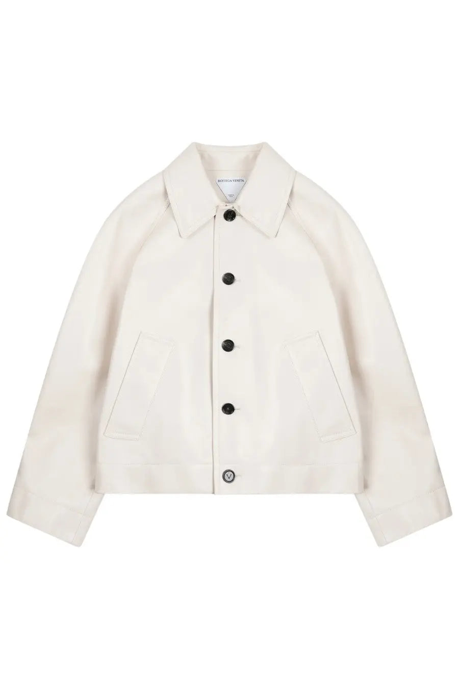Bottega Veneta Women's Leather Jacket White