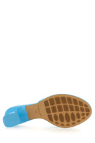 Bottega Veneta Women's Mule Cha Cha Blue, view 6