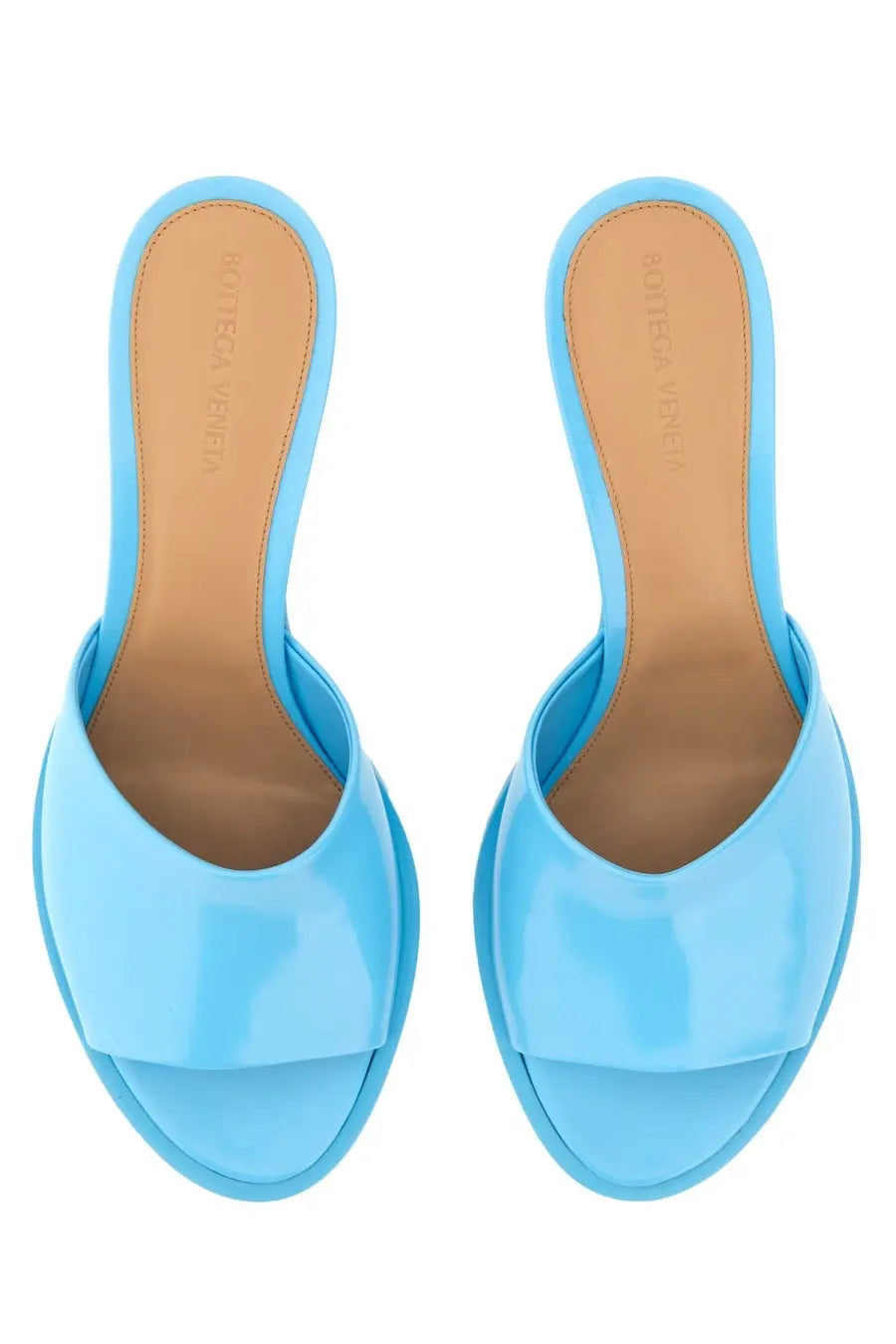 Bottega Veneta Women's Mule Cha Cha Blue, view 5