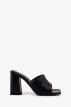 Bottega Veneta Women's Parco Letaher Sandals Black