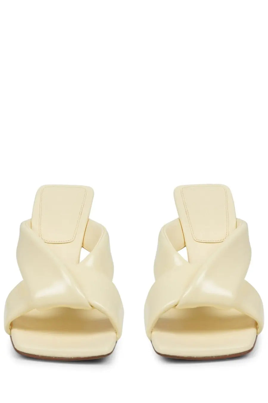 Bottega Veneta Women's Riva Sandals Beige, view 5