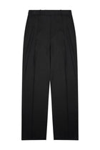 Bottega Veneta Women's Silk Blend Tailored Pants Black