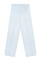Bottega Veneta Women's Silk Blend Tailored Pants Blue, view 2