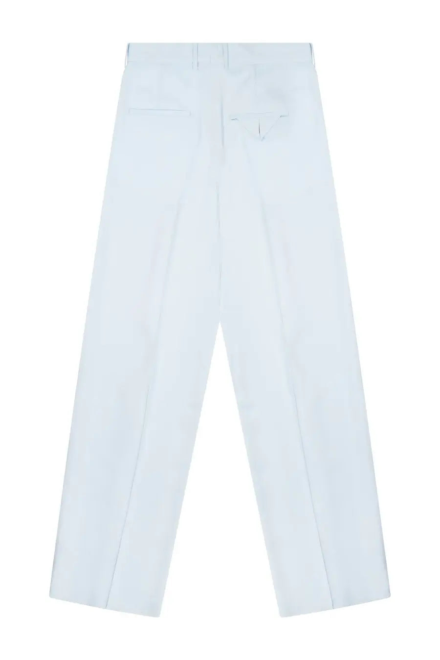 Bottega Veneta Women's Silk Blend Tailored Pants Blue, view 2