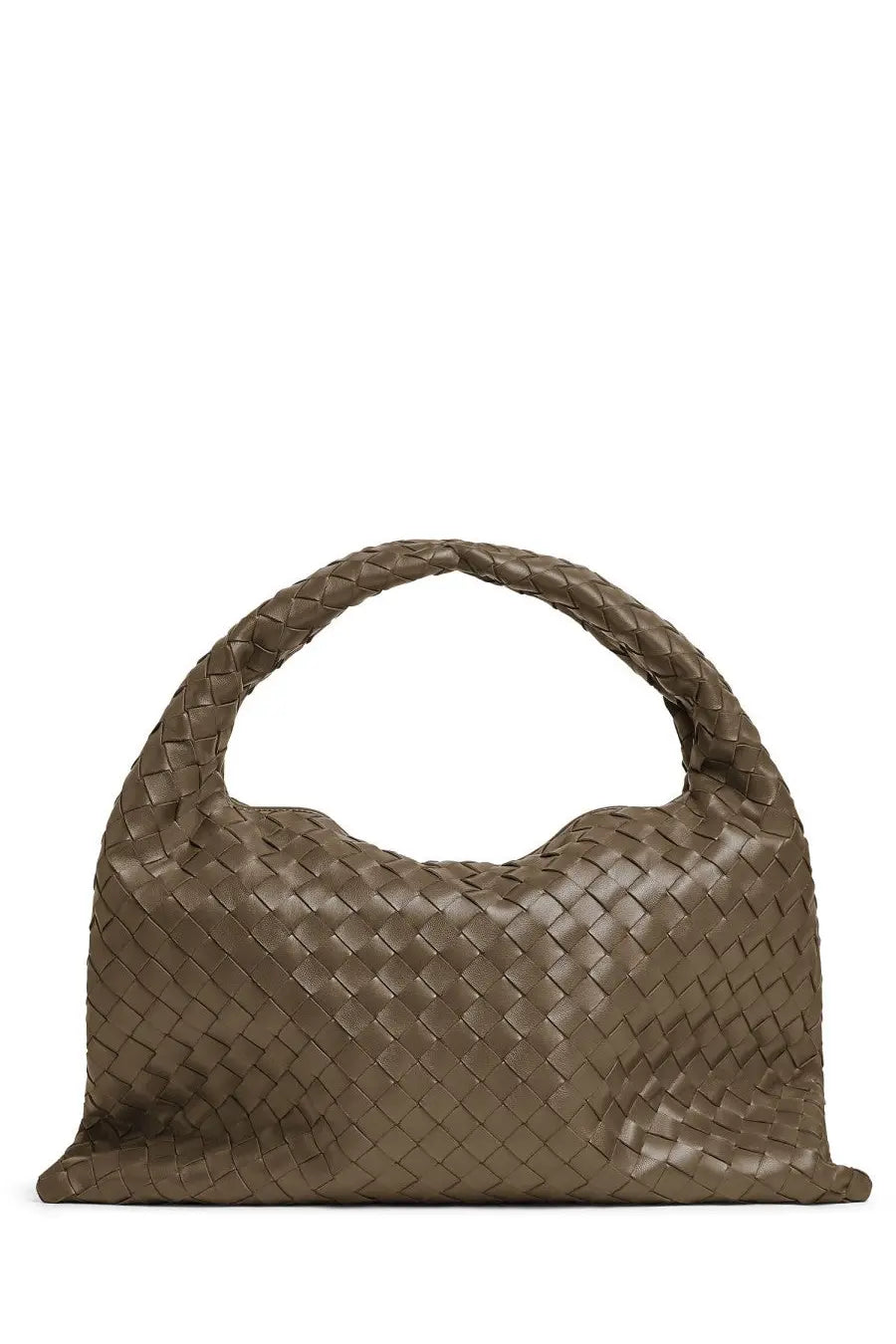 Bottega Veneta Women's Small Hop Bag Beige, view 2