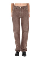 Bottega Veneta Women's Straight Denim Jeans Brown