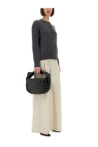 Bottega Veneta Women's Wool Cardigan Grey, view 2