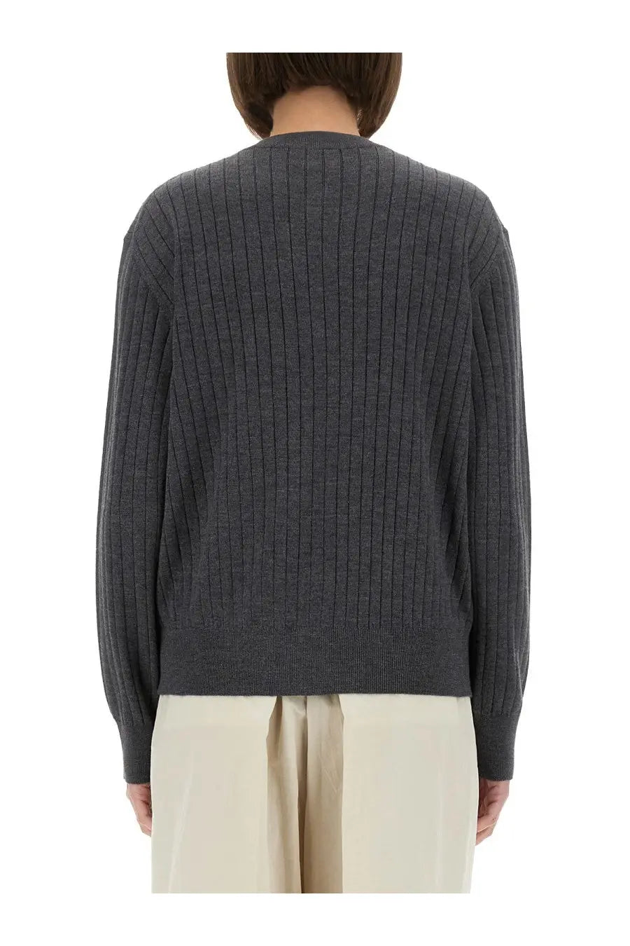 Bottega Veneta Women's Wool Cardigan Grey, view 3