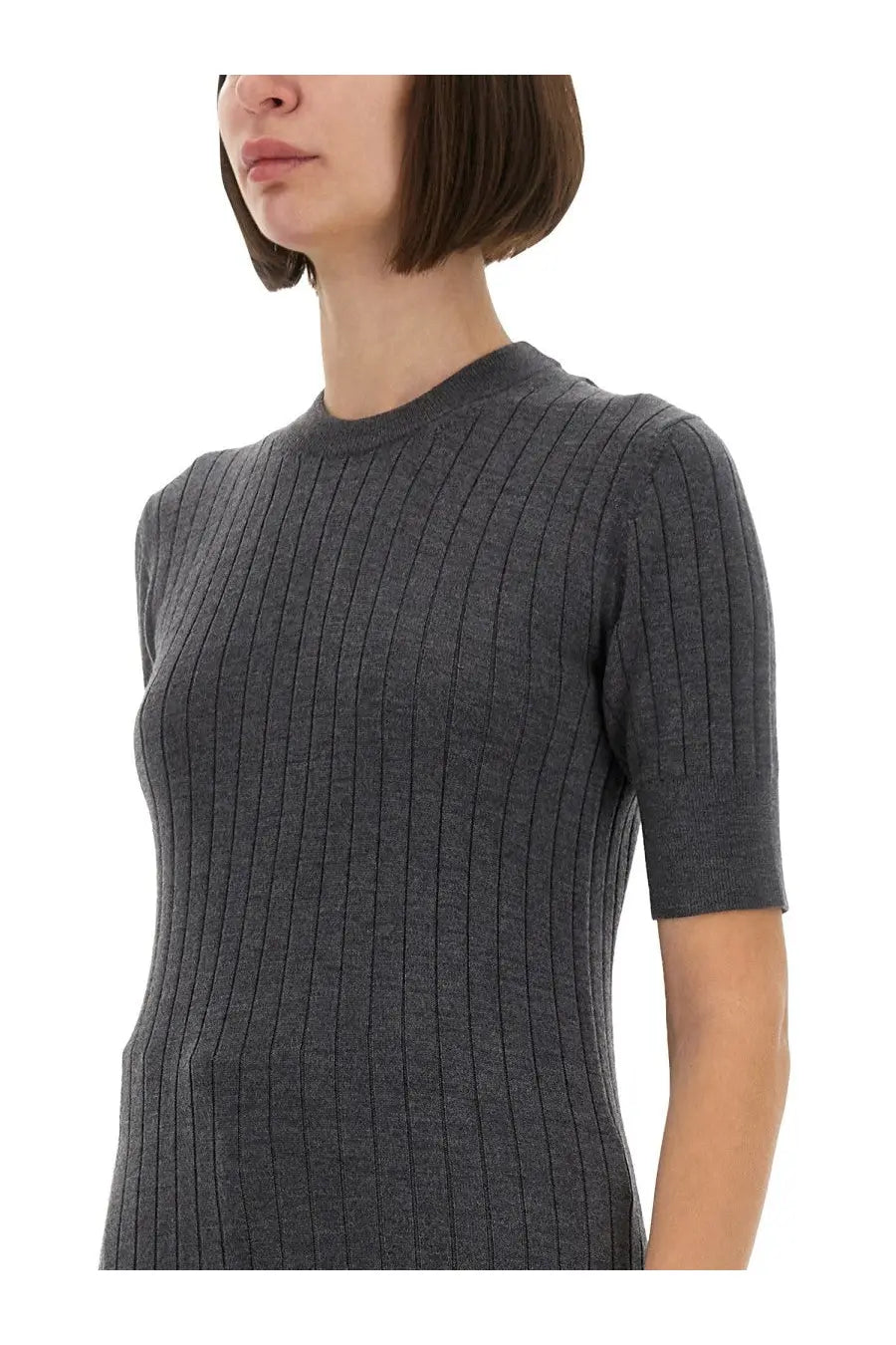 Bottega Veneta Women's Wool Jersey Grey, view 4