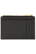 Bottega Veneta Women's Woven Card Holder Black, view 2