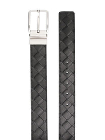 Bottega Veneta Men's Leather Bottega Venetacintura Reversible Black, view 2