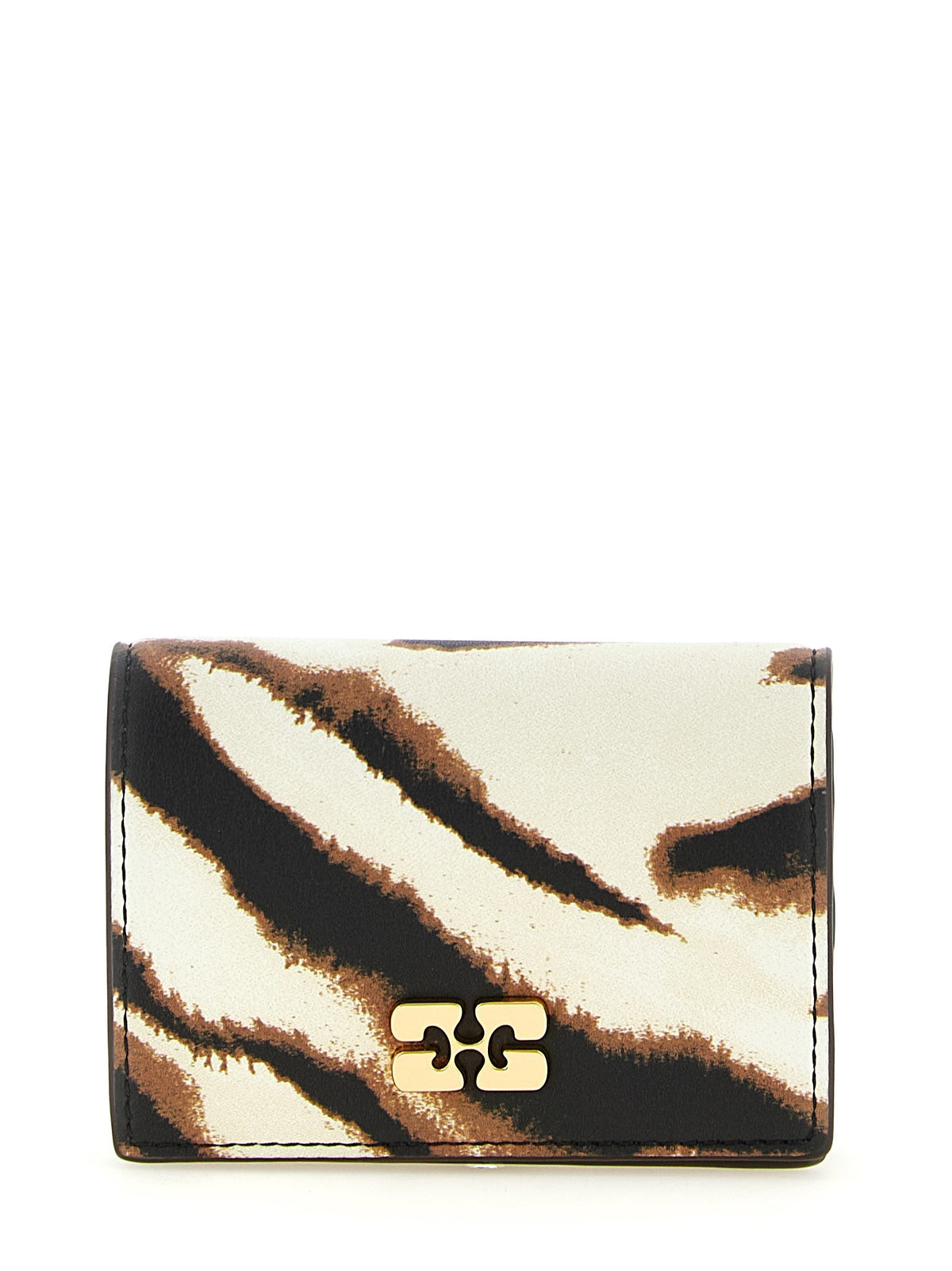 Ganni Bou Card Holder Gold